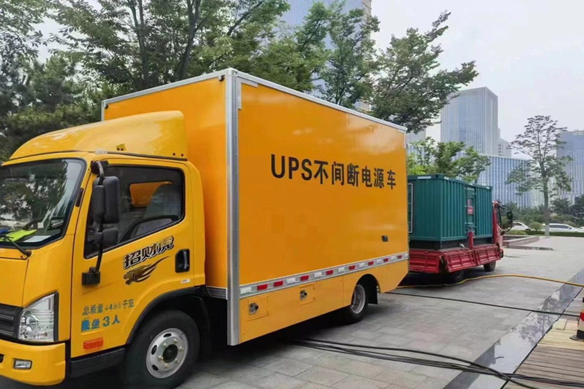 温泉发电机租赁施工现场